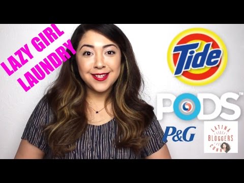 LAZY GIRL APPROVED LAUNDRY W/ TIDE PODS