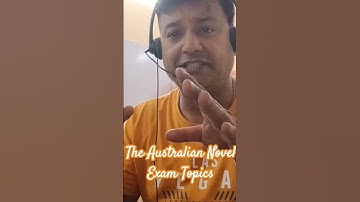 #meg19#meg19examtopics#theaustraliannovel#maenglish#meg#megclasses#crashcourse #rahulsharmaclasses
