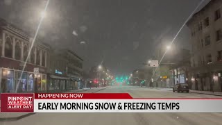Dicey morning commute Tuesday