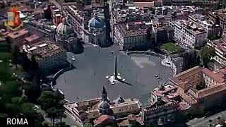 L’elicottero della polizia su Roma e Napoli: strade vuote e controlli screenshot 2
