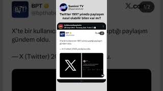 Twitter (X) 2006 Yılında Kurulmasına Rağmen 1997 Yılına Ait Paylaşım Gündem Oldu #twitter #x #keşfet