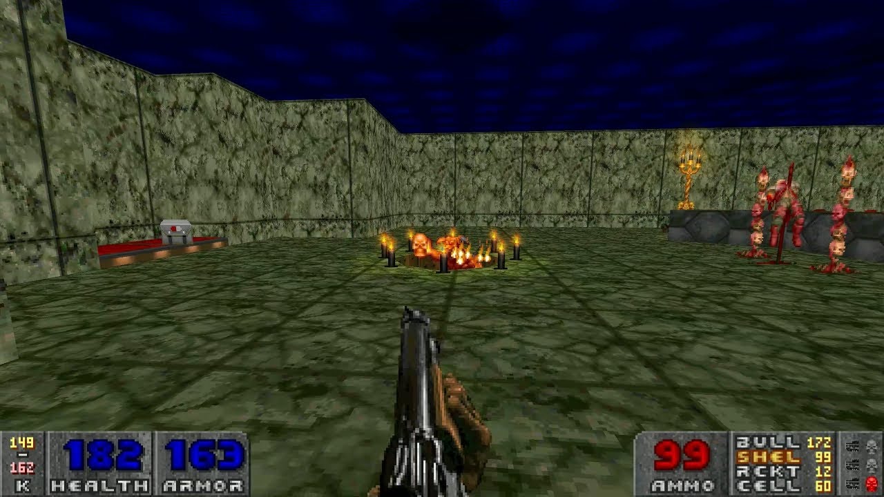Doom 1: Jail - 8.7.1994 - Vanilla & Hard Doom - 100% on Ultra-Violence - (52)