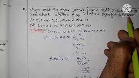 10th maths/Exercise 5.2 Q no 9(i) and (ii)/Chapter-5 Coordinate Geometry