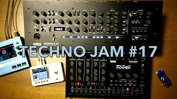 Techno Jam #17: Korg minilogue xd, drumlogue, NTS-2, 1010music bluebox