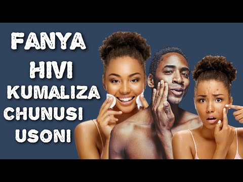 Jinsi Ya Kuondoa Chunusi Sugu Na Makunyanzi Usoni Kwa Haraka Zaidi Tiba Asilia Black E Tv 