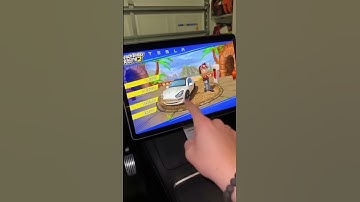 You Can Play VIDEO GAMES In A Tesla!!!