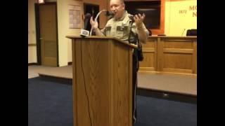 Morton county sheriff department press conference on 27 arrests