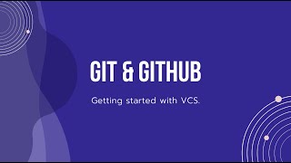 Git and GitHub - Neil Chauhan | MLH Local Hack Day: Share Online.