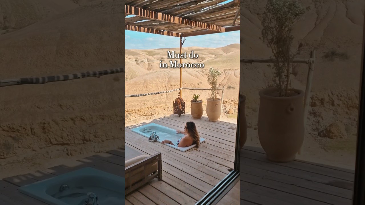 Must do in Marrakech, Morocco 🇲🇦 Glamping in the desert 🏜️ 