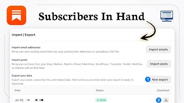 Hoe download je een e-mailabonneeslijst van Substack