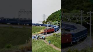 リバイバル 急行「津軽」ED75 767 + 12系 ▼N-scale model, TOMIX ED75 767 + KATO Series 12 Express "TSUGARU".