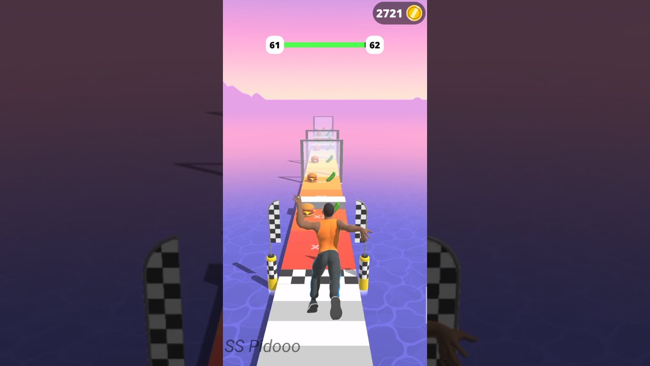 Fat 2 Fit All Levels Mobile Walkthrough Gameplay iOS,Android Body Race Mobile Game Max Level 61