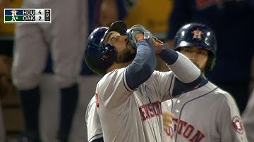 Gonzalez rips a two-run single in the 9th