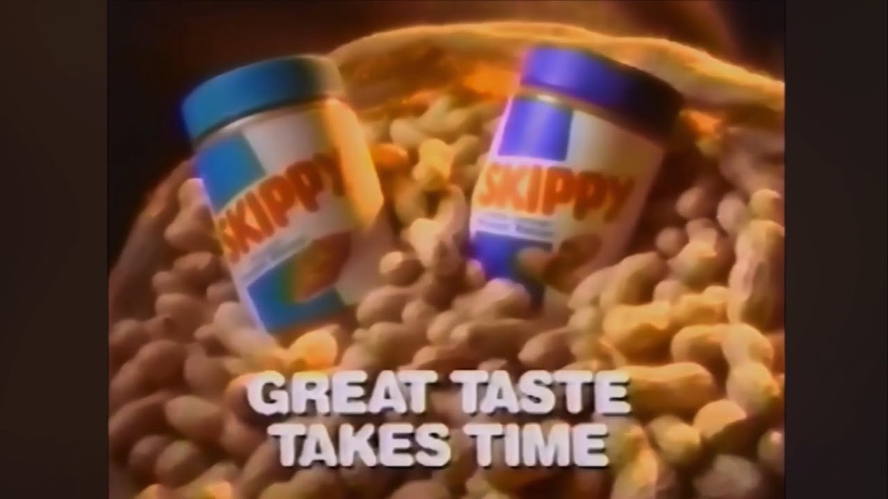 1993 Skippy Peanut Butter 'Great Taste Takes Time' Commercial