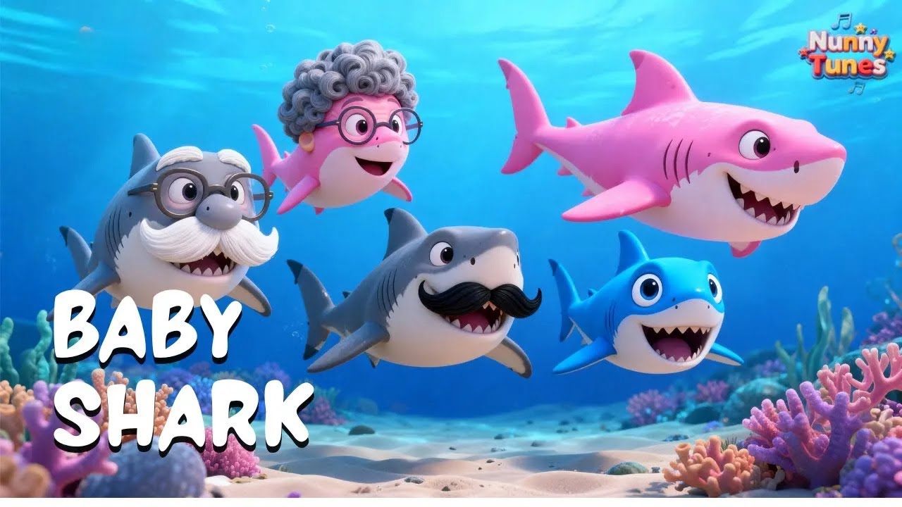 Baby Shark Dance Party 🦈| Kids Songs & Nursery Rhymes 2025