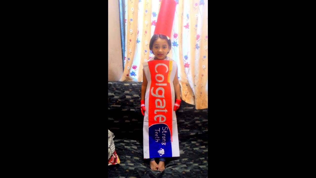 rainbow as a fancy dress competetion - YouTube