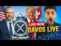 LIVE - Brad Garlinghouse XRP speech at Davos 2026 TRUMP SPEECH NEXT!