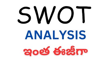 SWOT analysis explanation in telugu