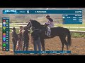 Tom Horn wins race 6 at Del Mar 8/27/23.