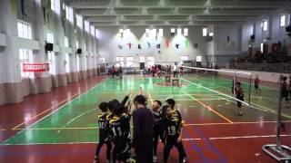 天小排球社：104年教育盃1050324五男對三民（二）
