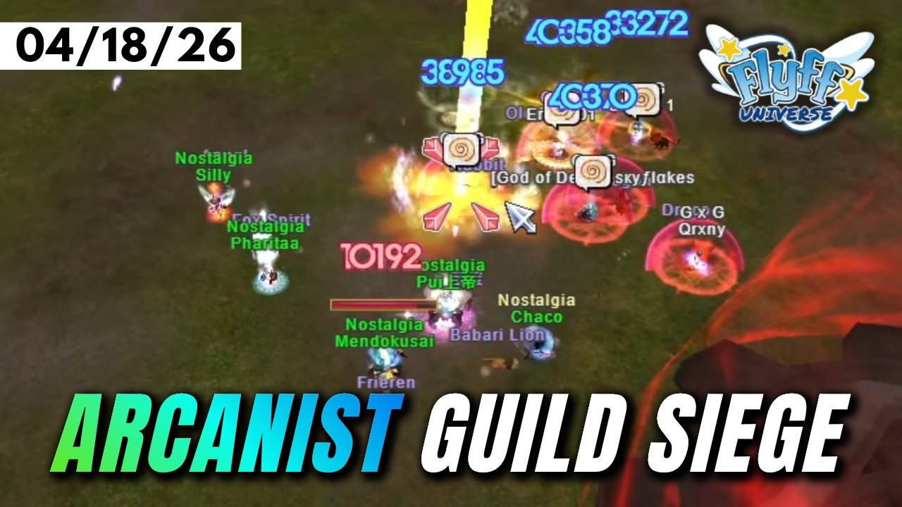 Flyff Guild Siege Mini Map Flyff Universe Arcanist Guild Siege PVP 04/18/2026 | Fast Edit | Lawolf ...