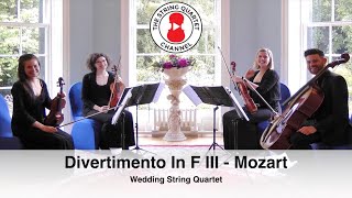 Divertimento in F major (Mozart) Wedding String Quartet