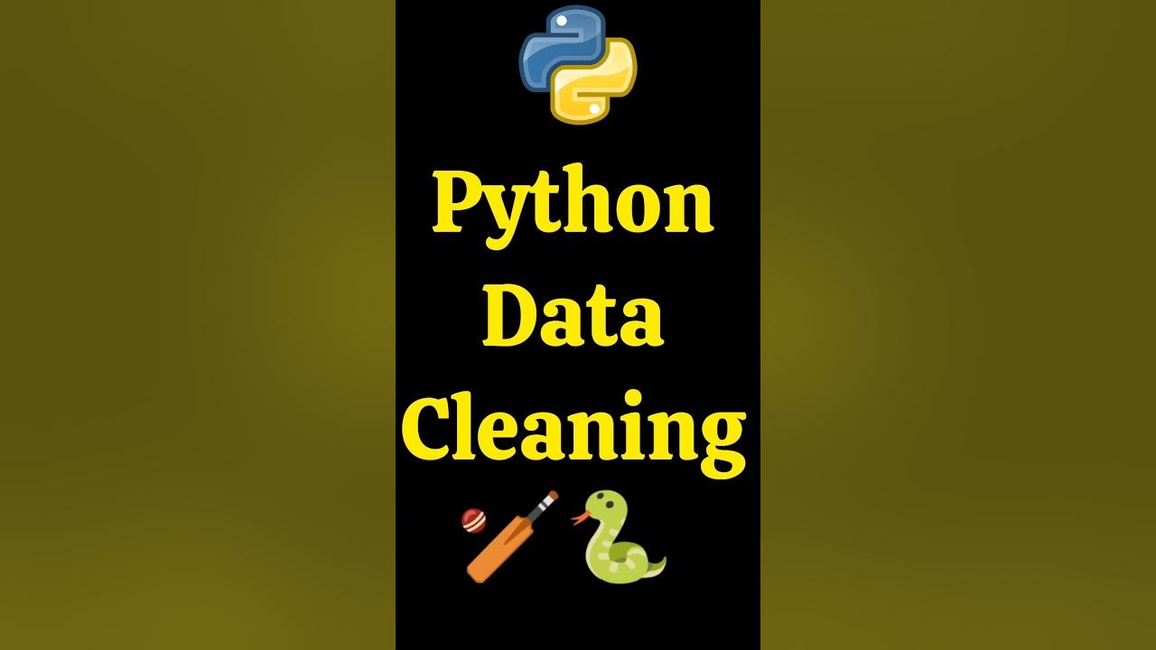 🏏🐍Python Data Cleaning!!! #pythondatascience #data #datacleaning # ...
