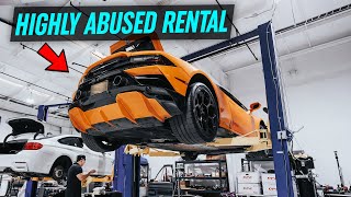 Servicing a Highly Abused Rental Lamborghini