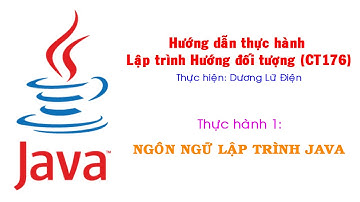 [Thực hành Lập trình Hướng đối tượng] Bài 1.1 - HelloJava (NetBeans)