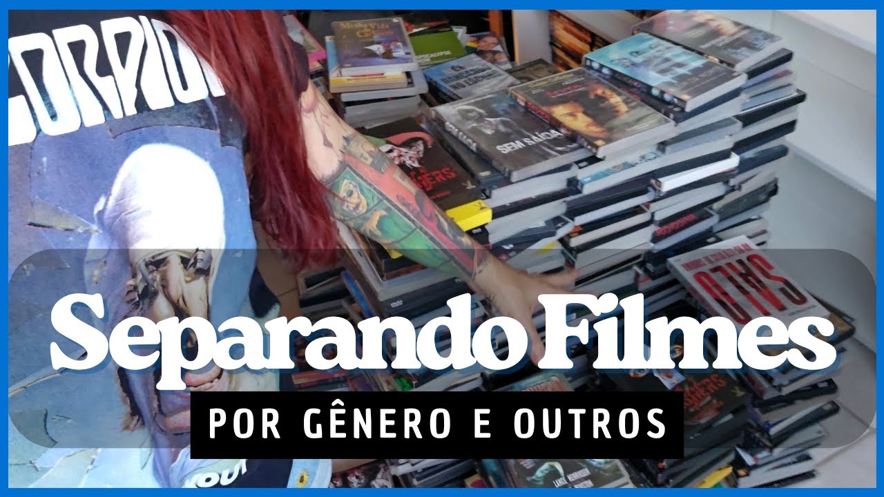 ORGANIZANDO FILMES por GÊNERO, ATOR E ETC + TOUR | SAGA QUARTINHO DA COLEÇAO - PARTE 6