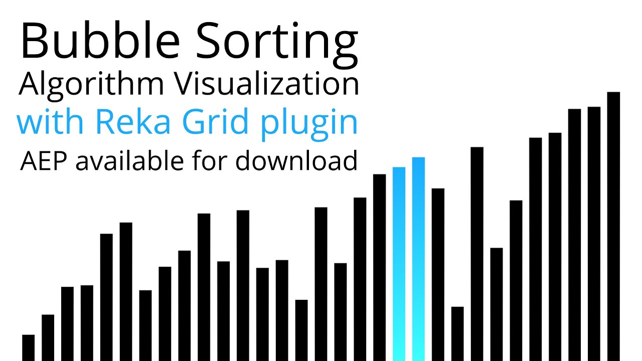Bubble Sorting Algorithm Visualization with Reka Grid plugin - YouTube