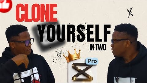 How to Film and Edit Conversation with Yourself/Clone Yourself Using Capcut 