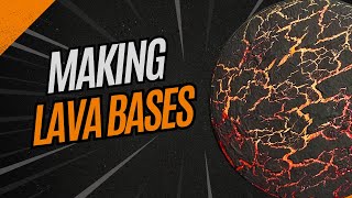 How to Make Realistic Lava Bases for World Eaters - 40k Tutorial
