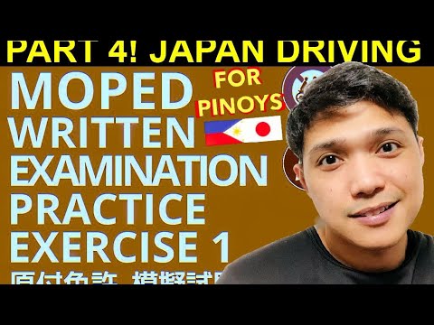 PART 4: MOPED (GENTSUKI) DRIVERS LICENSE ENGLISH EXAM PRACTICE