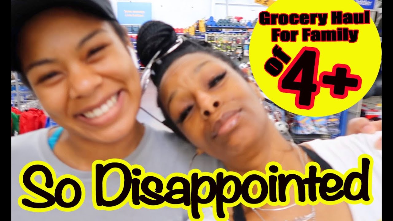 I M SO DISAPPOINTED MINI GROCERY HAUL FOR A FAMILY OF 4 ON A BUDGET