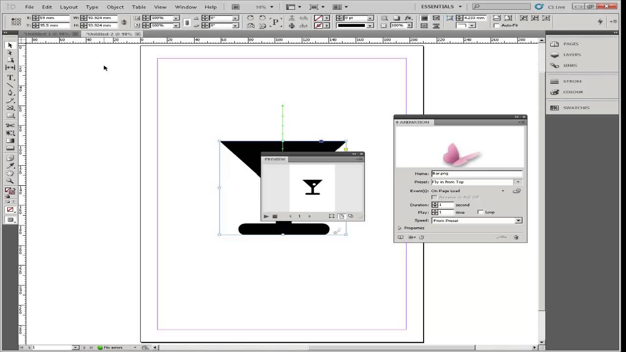 How To Create Indesign Animation Youtube