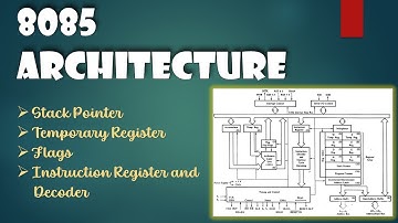 8085 Architecture Explained | Part 2: Stack Pointer, Temp. Reg., Flags, Instruction Reg. and decoder