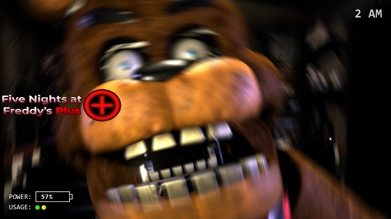 Five Nights at Freddy's Plus Fan-Made Full Walkthrough Night 1-5 +