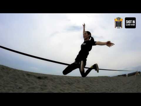 Ricoh WG-M2 4K Action Camera - Slacklining