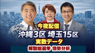【実数で読む】沖縄3区・埼玉15区　解散総選挙の現在地