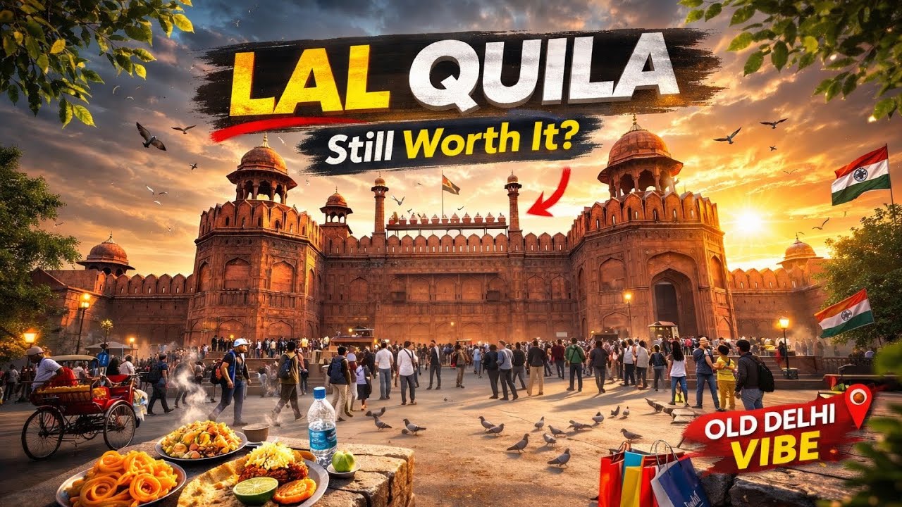 Lal Quila Delhi Full Tour 🇮🇳 | Honest Review + Chandni Chowk Market Vlog (2026)