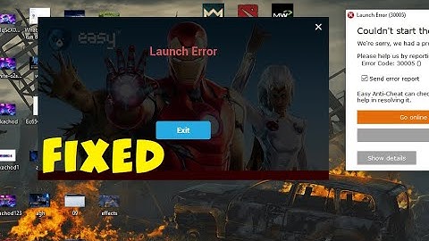 Fortnite Launch Error - Couldnt start game error code: 30005 - Easy anti cheat error fixed 2020