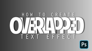 Overlapped Text Effect | Photoshop Tutorial 2023