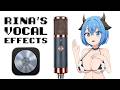 Digital Mic Effects 🎵 Vocal Filters 🎤 Rina Muya 🐮 @RinaRetro