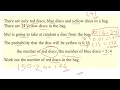 Calculator Question Edexcel Probability Ratio and Proportion