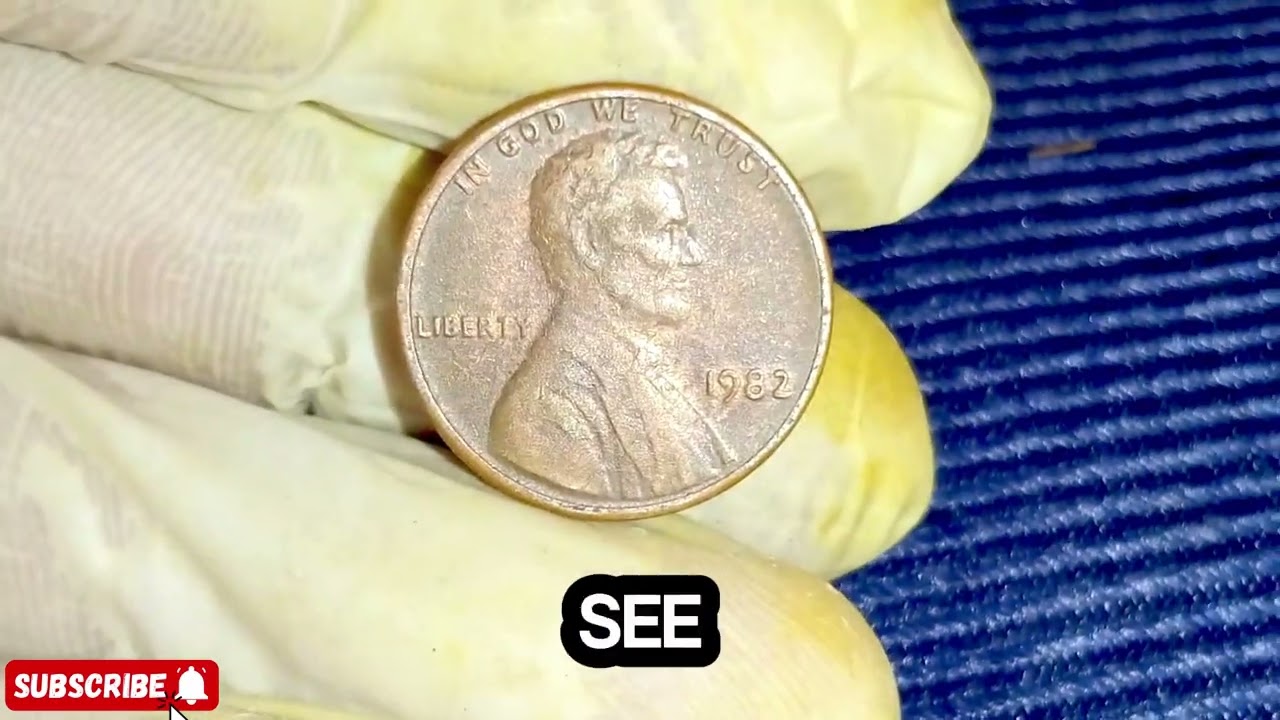 Монета Линкольна 1982 года выпуска, без опознавательных знаков монетного двора, стоимостью 100 00...