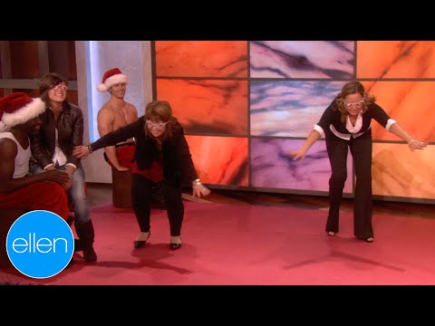 Blindfolded musical chairs: hunky santa edition (season 7)