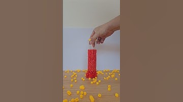 Reverse video🍎🍎🍎Colored beads #35 #reverse #theworldinslowmotion