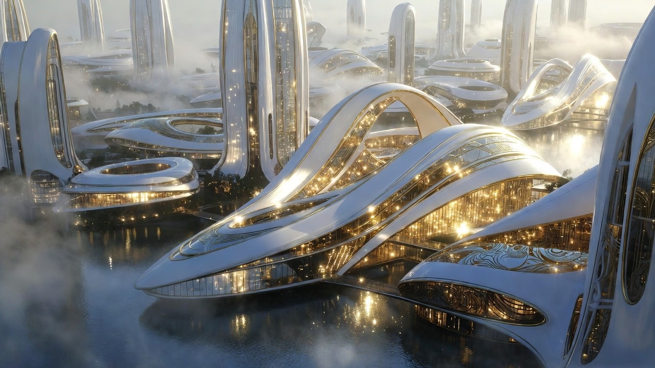 Lost in a Mega-City: Dark Cinematic Music & Future City Visuals 🌃 [Sci-Fi Ambience]