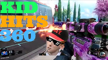 OMG INSANE 360 NO-SCOPE BLACK OPS 3 | KID HITS 360